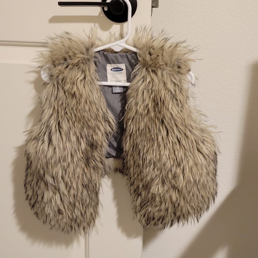 Old Navy Toddler Fuzzy Vest